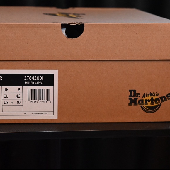 Dr. Martens Devon Flwr black milled Napa US 10 women’s boot - Picture 10 of 12